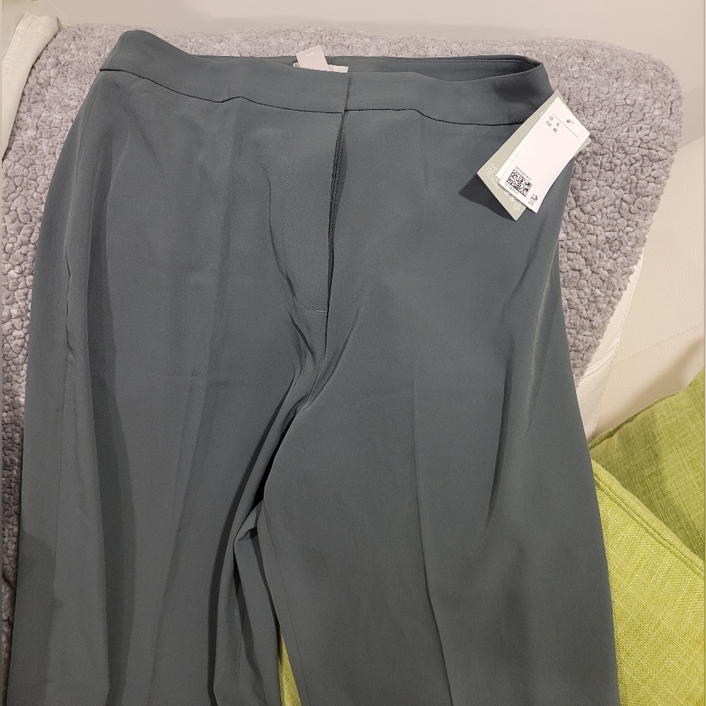 Elegant Green/Gray Women's Pants